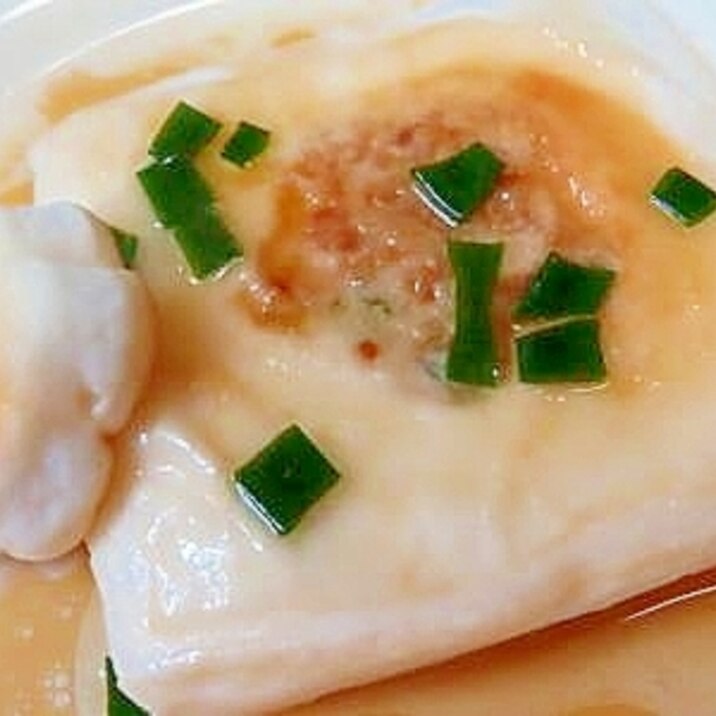 納豆入のはんぺんソテー